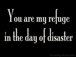 Jeremiah 17:17 You Are My Refuge (white)